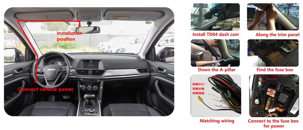 TD04 4G DASHCAM Installation guide